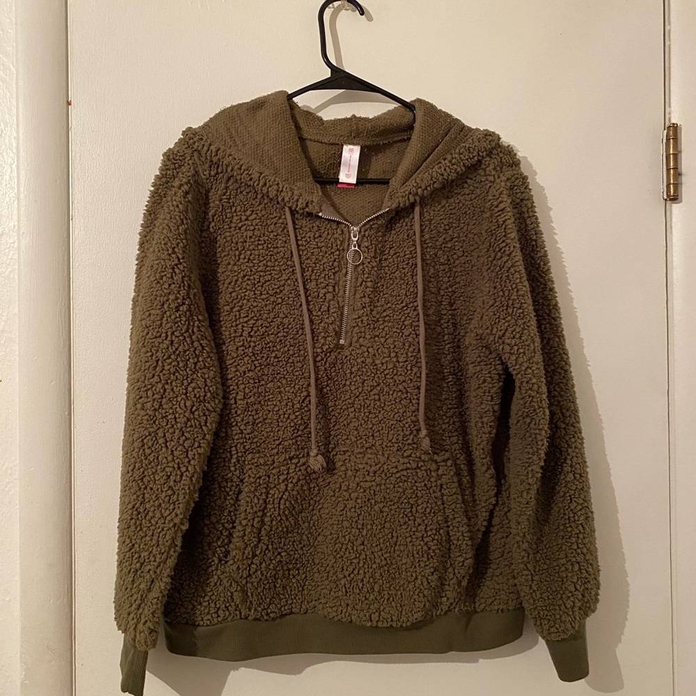 Army green Sherpa
